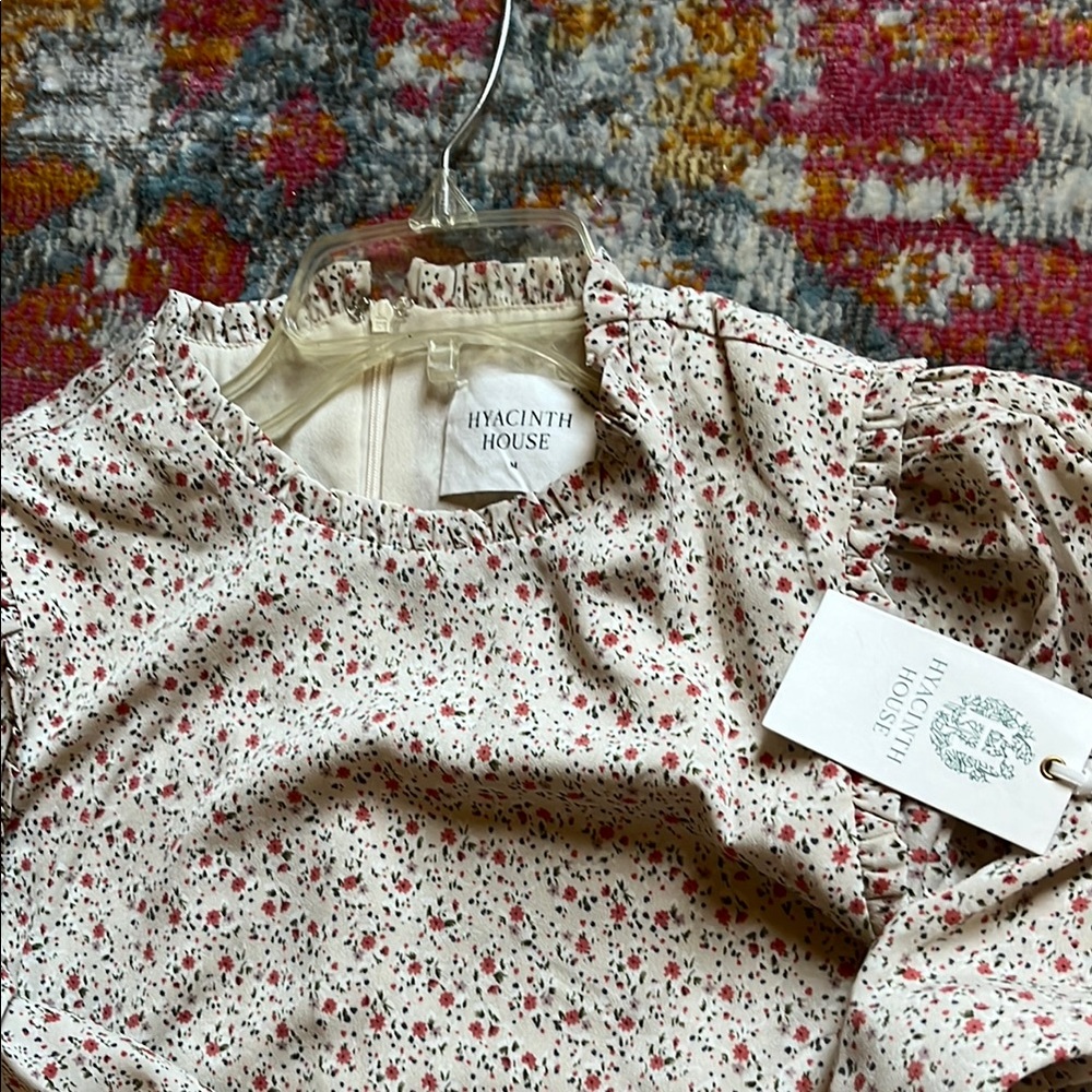 Hyacinth House Floral Top NWT